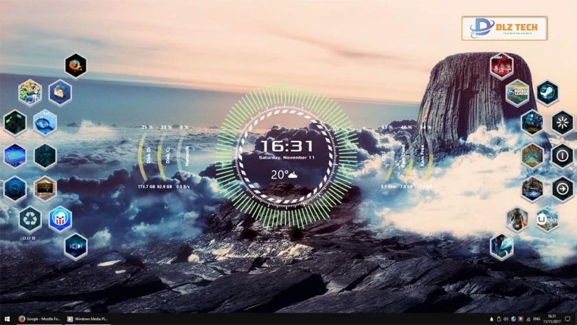 Kiểm tra bằng phần mềm Rainmeter