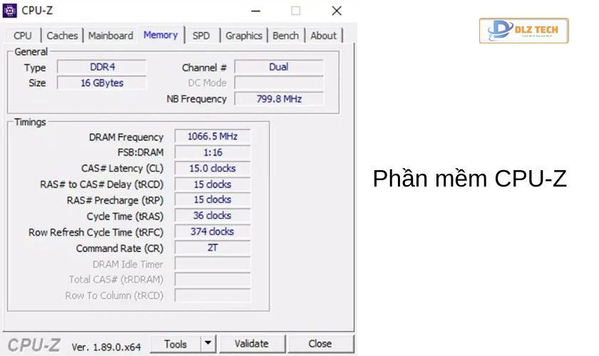 Test nguồn máy tính CPU-Z
