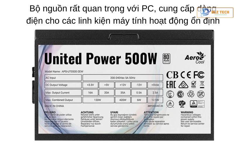 Vai trò của nguồn máy tính