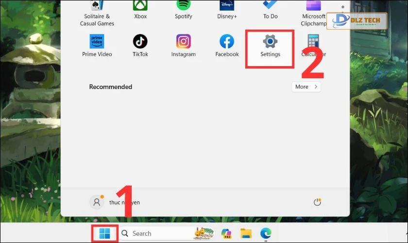 Cài đặt thanh taskbar trong suốt trên Win 11