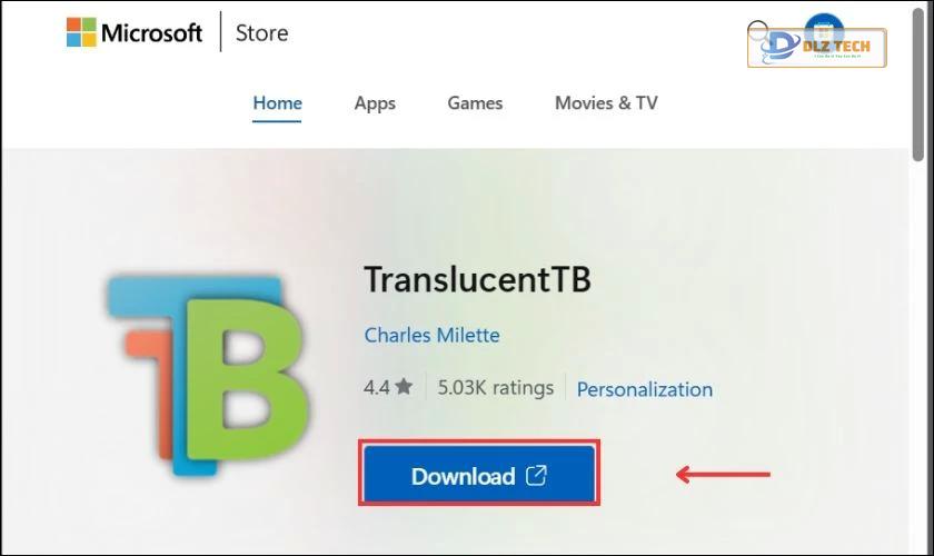 Tải ứng dụng TranslucentTB