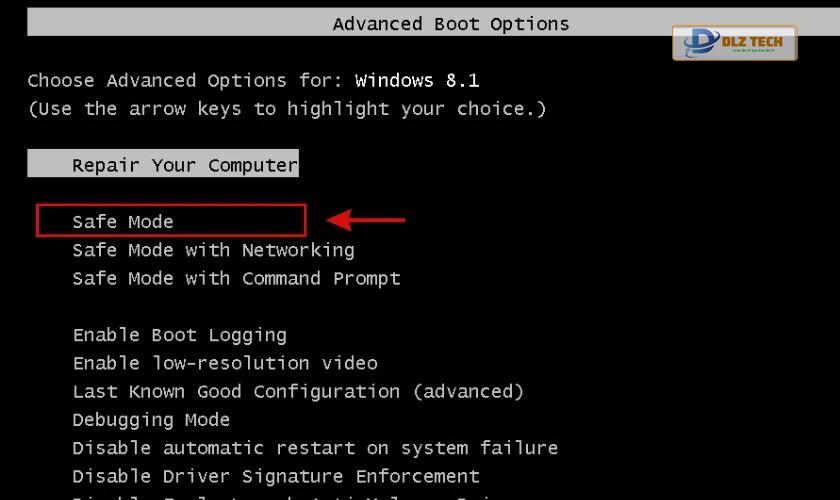 Dùng Last Known Good Configuration khắc phục laptop bị lỗi Win