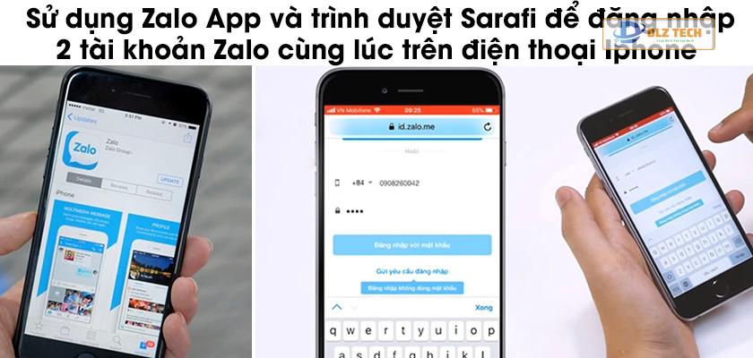 1 số điện thoại 2 tài khoản Zalo trên iPhone