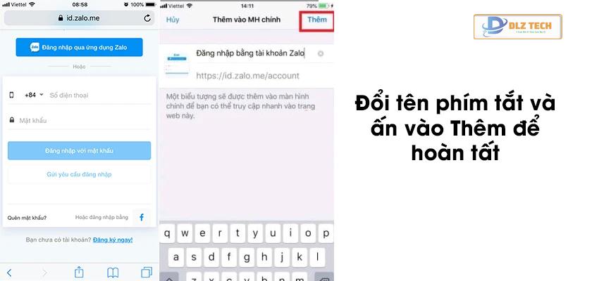 Bước 6: Đổi tên phím tắt