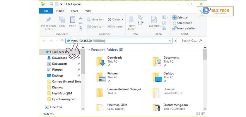 Nhấn tổ hợp phím Windows + E để mở File Explorer