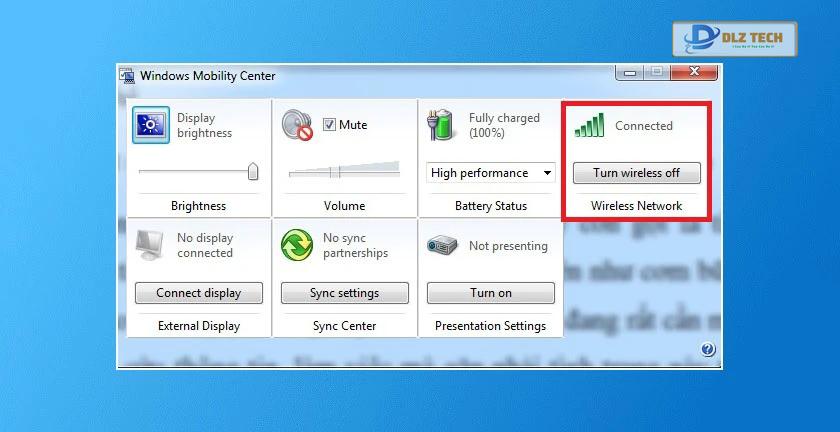Kết nối wifi cho máy tính laptop Windows 7