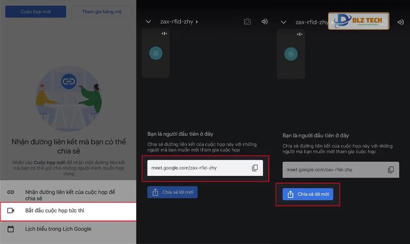 Sử dụng Google Meet trên điện thoại