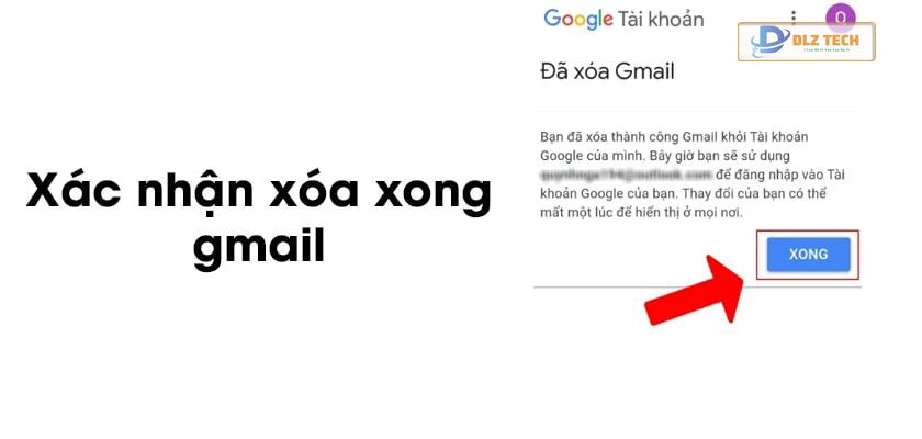 bấm chọn Xong để hoàn thành