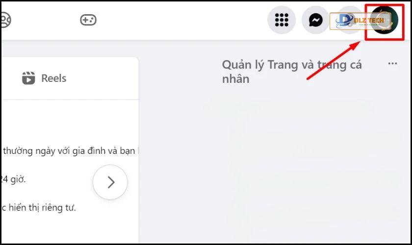 Đăng ảnh, video lên story Facebook không bị mờ trên máy tính