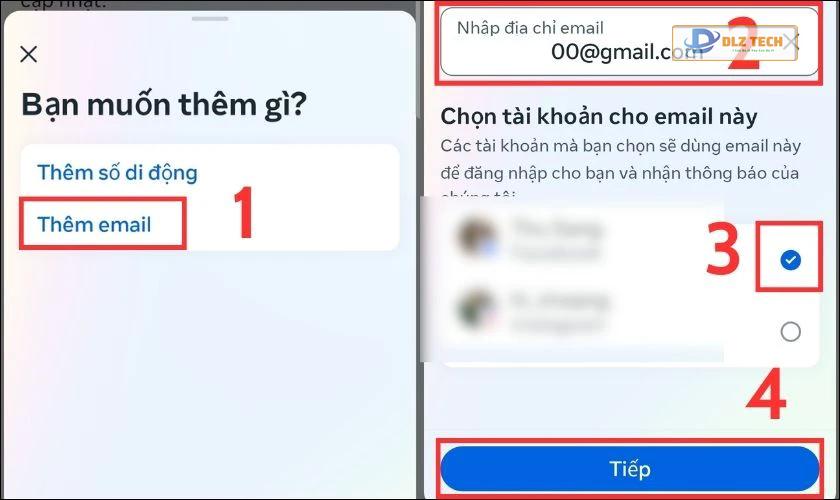 Thêm email