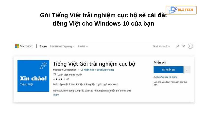 Cài tiếng Việt cho Win 10 (Windows 10 bản 1809 & 1903)