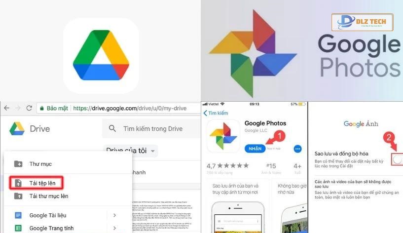 Chuyển hình từ điện thoại sang máy tính bằng email hoặc dịch vụ lưu trữ đám mây