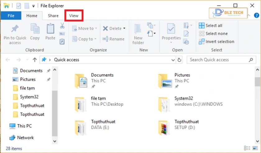 Tinh chỉnh File Explorer