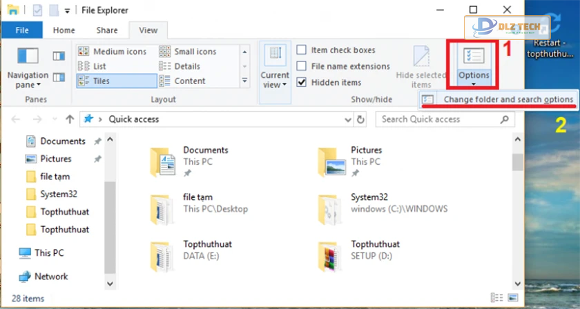 Tinh chỉnh File Explorer