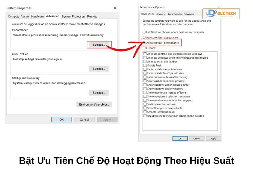 Tăng tốc win 10 bằng cách bật chế độ hiệu suất tối ưu