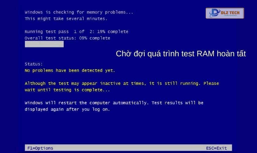 Test RAM bằng công cụ Windows Memory Diagnostic
