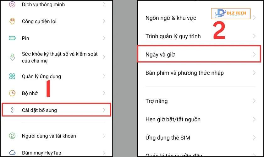 Chỉnh cài đặt ngày giờ cho Android khi Instagram bị lỗi không đăng nhập được