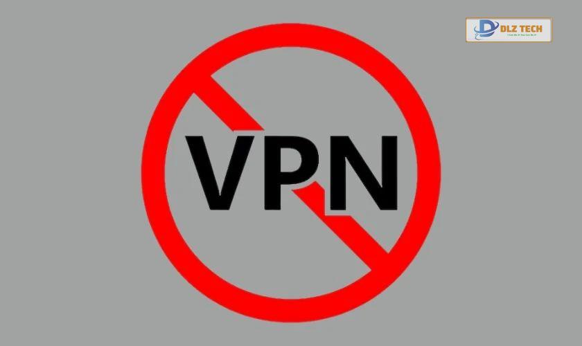 Ngắt kết nối VPN đi để sửa Instagram bị lỗi không đăng nhập được