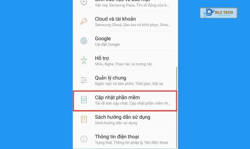 Cập nhật phần mềm Android