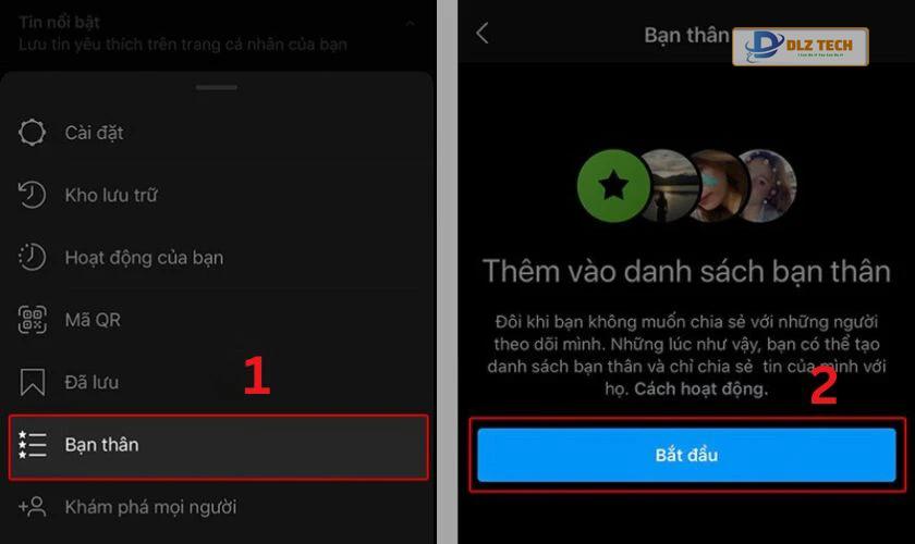 Cách tạo danh sách bạn thân trên Instagram