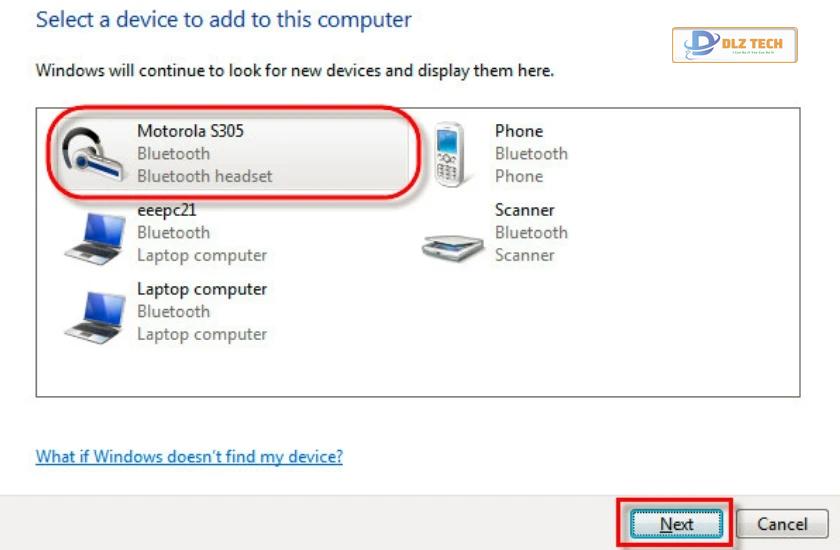 Kết nối loa bluetooth với máy tính Windows 7