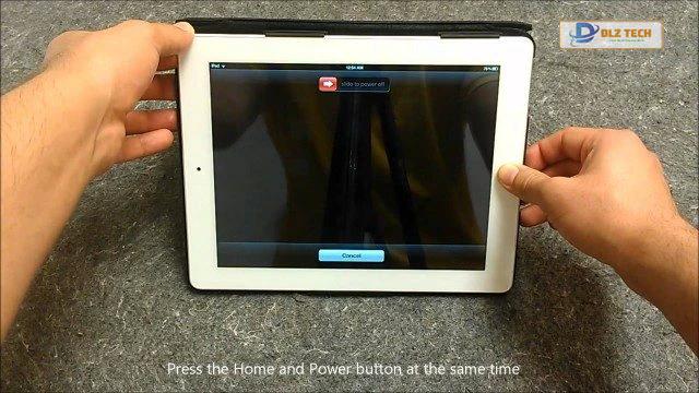 Reboot lại máy tính bảng iPad