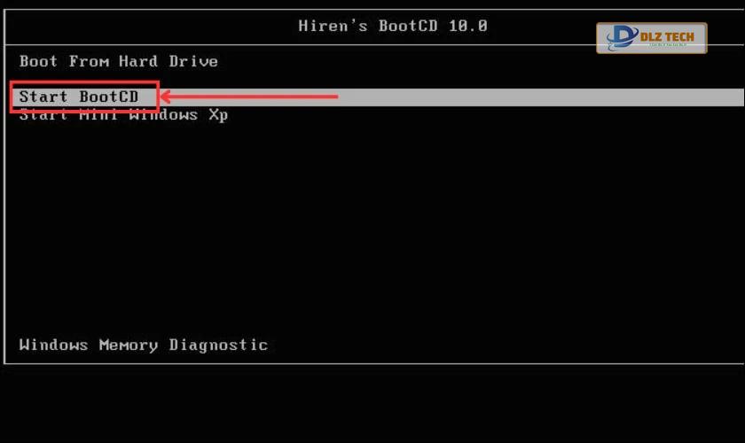 Sửa lỗi ổ cứng bằng đĩa Hiren’s Boot