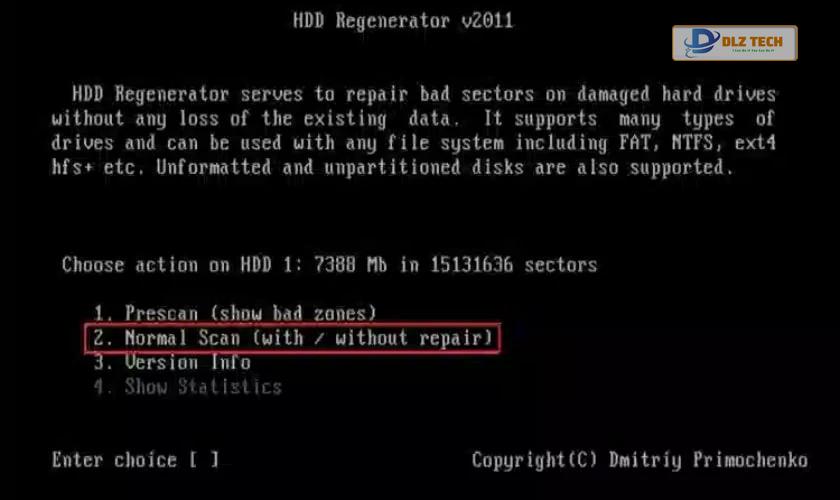 Lỗi bad sector laptop không nhận