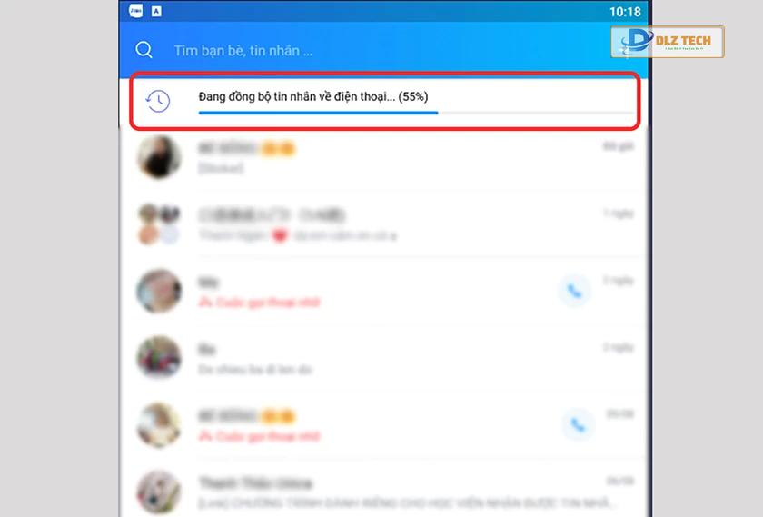 Trạng thái đồng bộ thành công