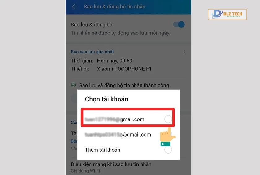 Đồng bộ hình ảnh qua Google Drive