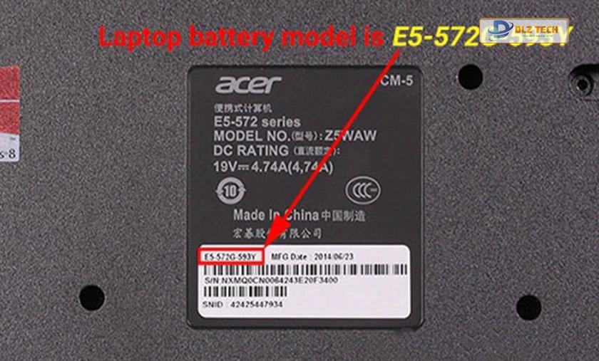 Nhận dạng qua tên laptop