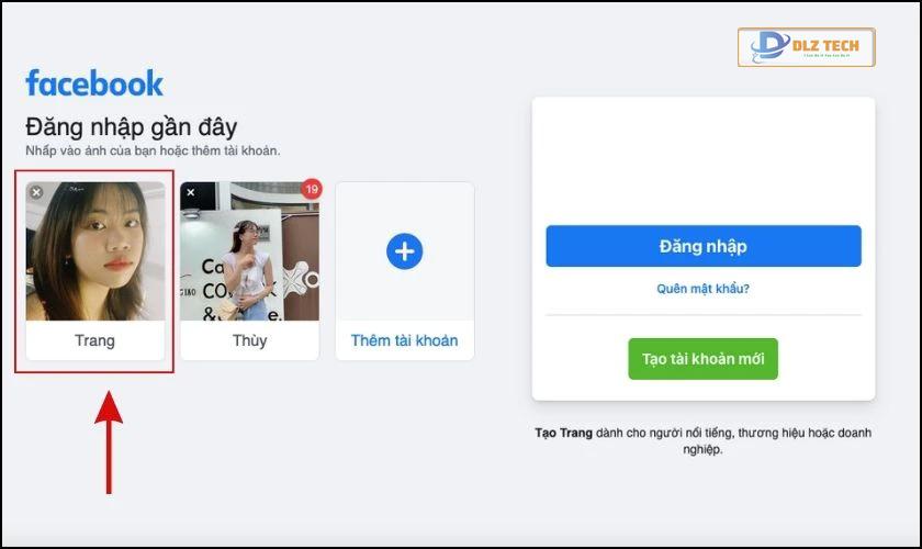 Xác nhận mật khẩu bằng ảnh đại diện