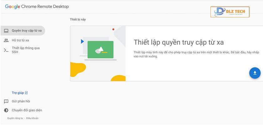 Sử dụng tiện ích Chrome Remote Desktop