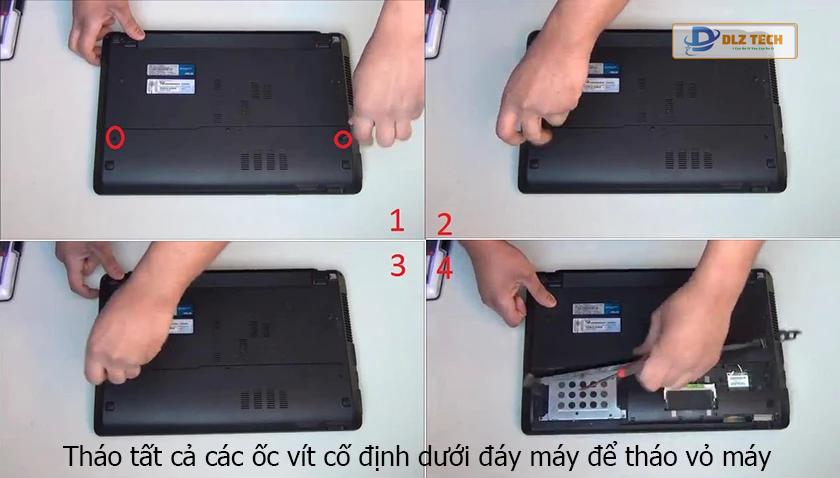 cách thay pin laptop