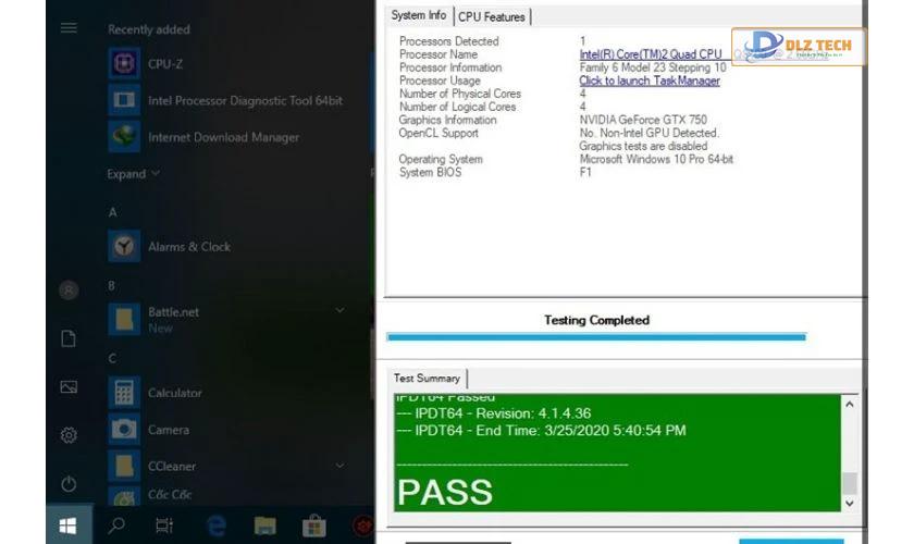 Cách kiểm tra CPU còn tốt không