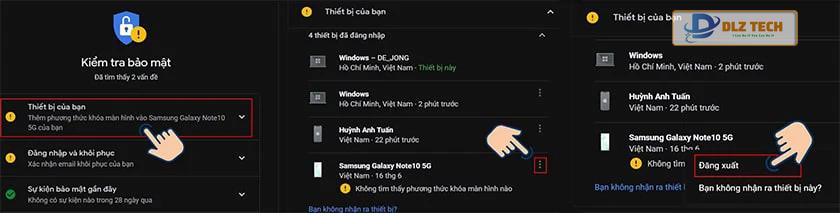 Đăng xuất Gmail ra khỏi tất cả các thiết bị