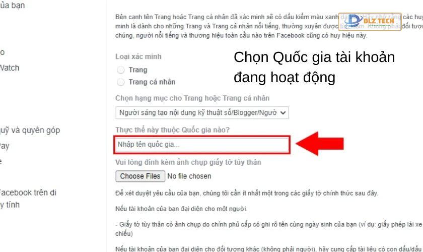 Chọn Quốc gia