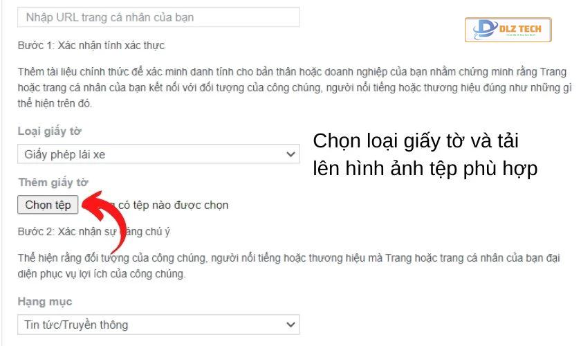 Chọn tệp giấy tờ