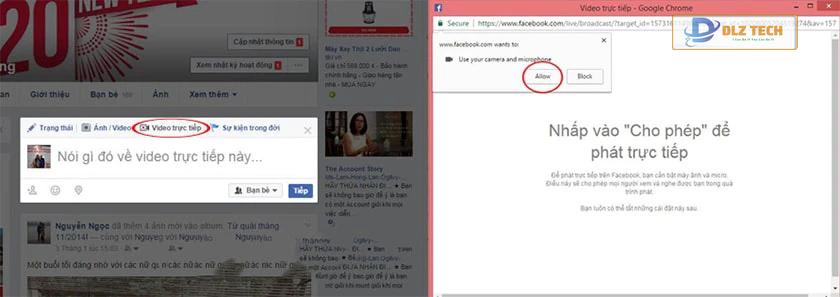 Hướng dẫn live stream Facebook trên máy tính