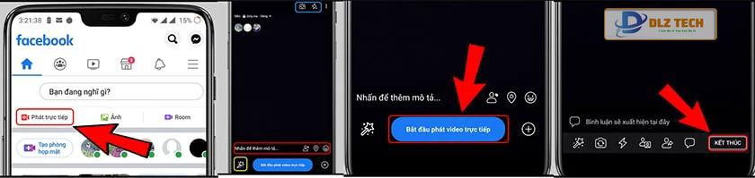 Hướng dẫn live stream Facebook trên Android