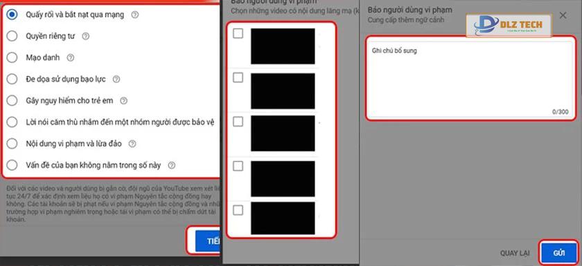 Cách report kênh Youtube