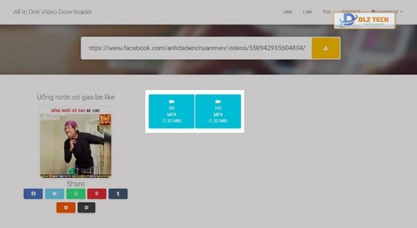 Tải video từ Facebook về máy tính bằng Extradownloader.com