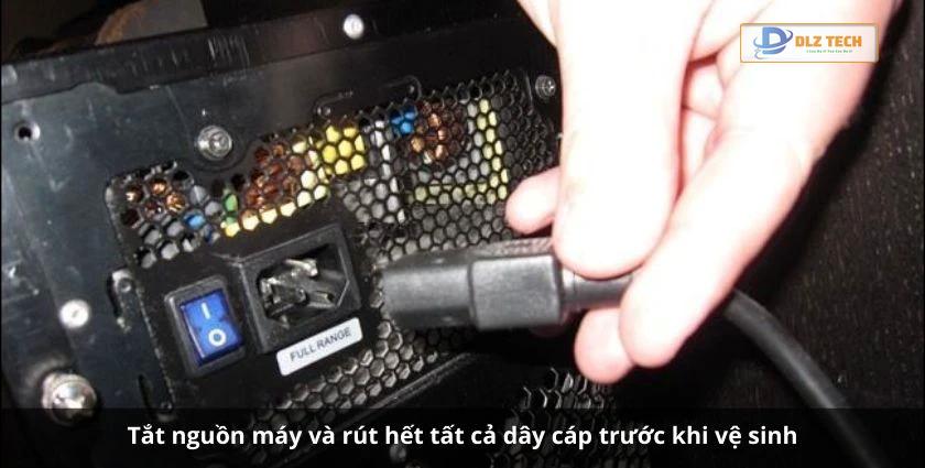 Trước khi vệ sinh máy tính bàn