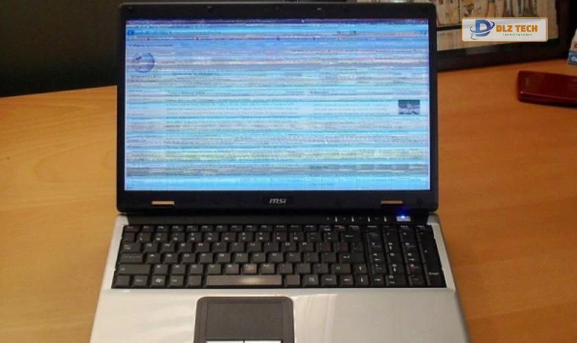 Màn hình laptop bị nhiễu