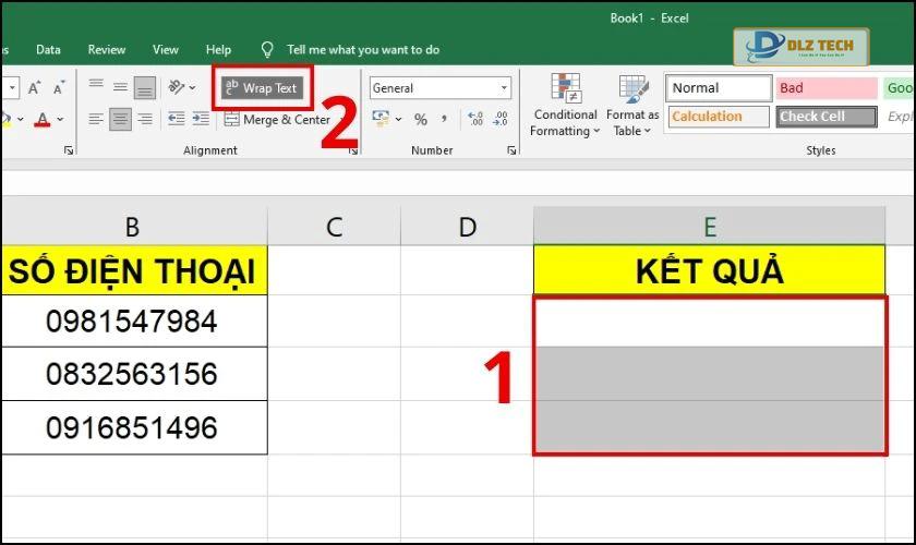 Hướng dẫn để nối chuỗi có xuống dòng với hàm CONCATENATE
