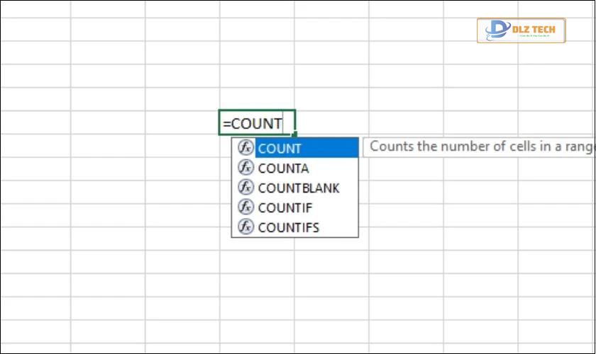 Hàm count trong excel có công dụng gì