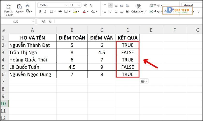 Công thức và cách dùng hàm AND 2 điều kiện trong Excel
