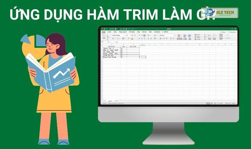 Ứng dụng của hàm TRIM trong Excel