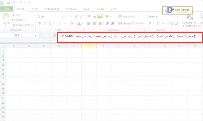công thức hàm xlookup trong excel