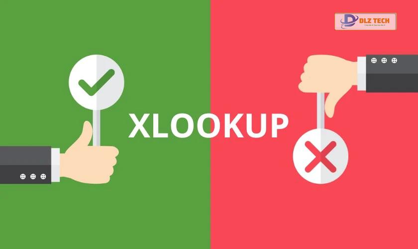 lưu ý khi dùng hàm xlookup